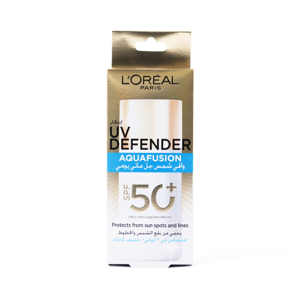 Loreal Sun Gel 50ml UV Defender Protect From Sun Spots & Lines SPF 50+