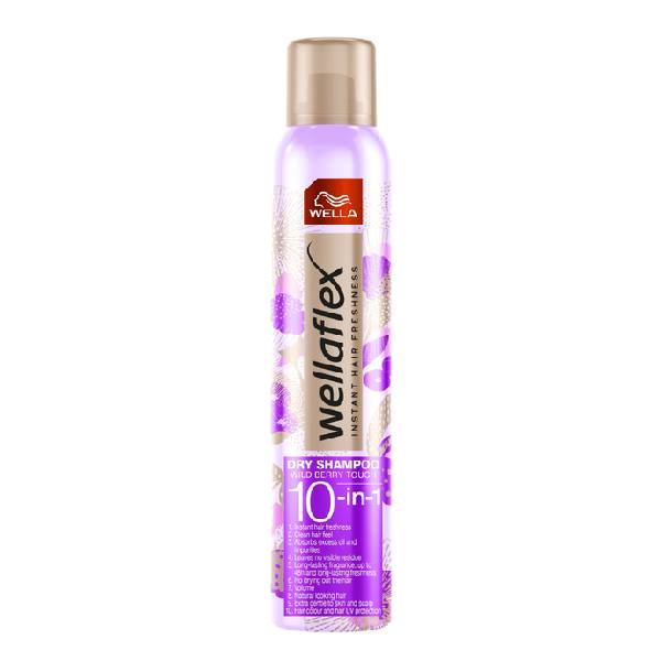 Wella dry shampoo 180ml wellaflex 10 in 1 wild berry touch