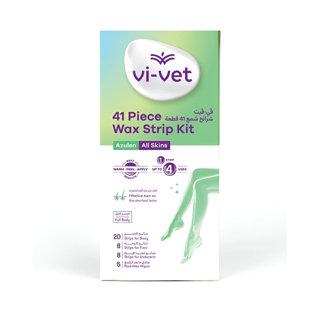 شرائط إزالة الشعر Vi-Vet 41 قطعة لجميع أنواع البشرة