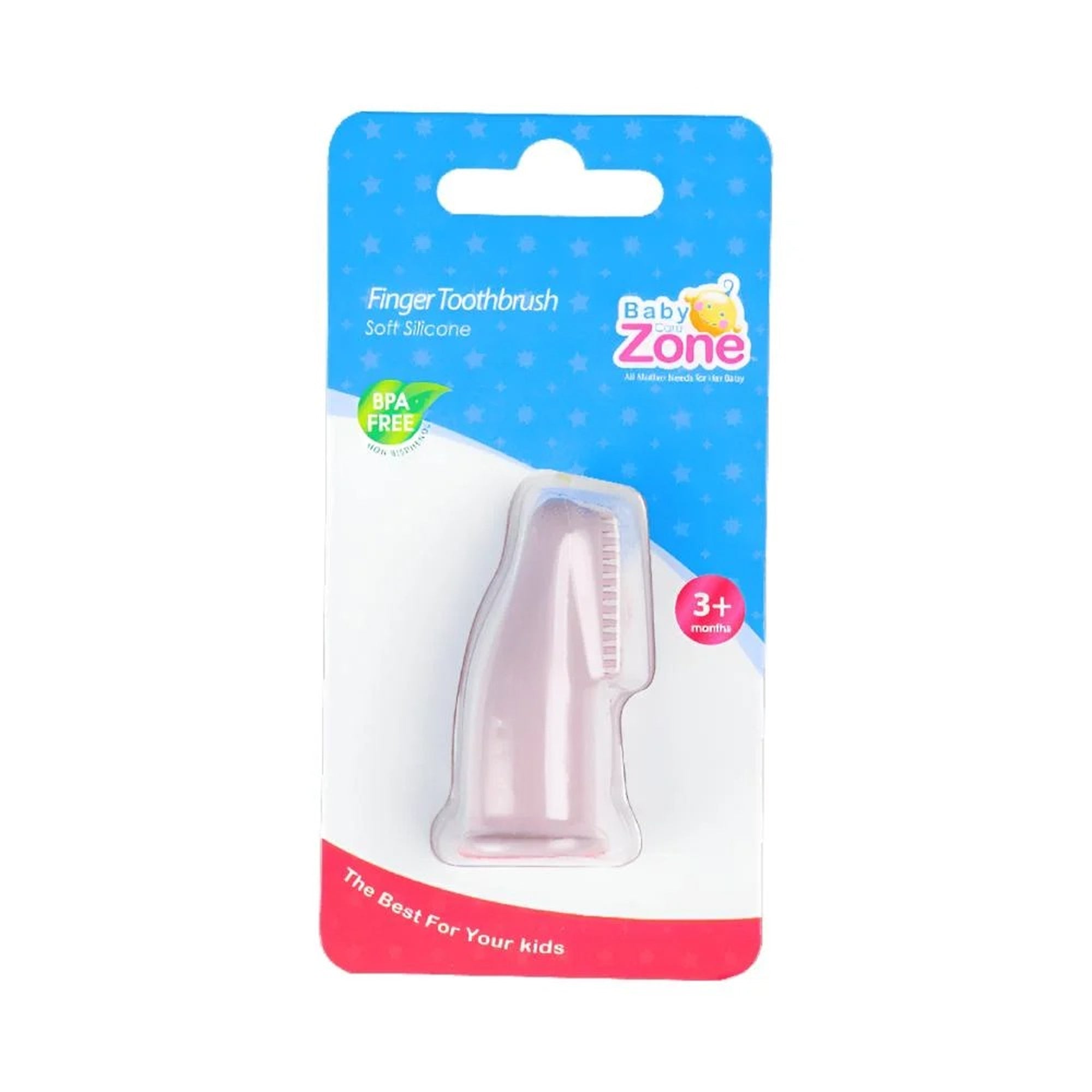 Baby Care Zone Kids Toothbrush 8254 Silicone Gum And Teeth Cleaner 3+ Months