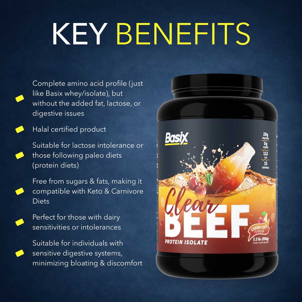 Basix Clear Beef Protein Iso Cherry Cola 2.2 LB