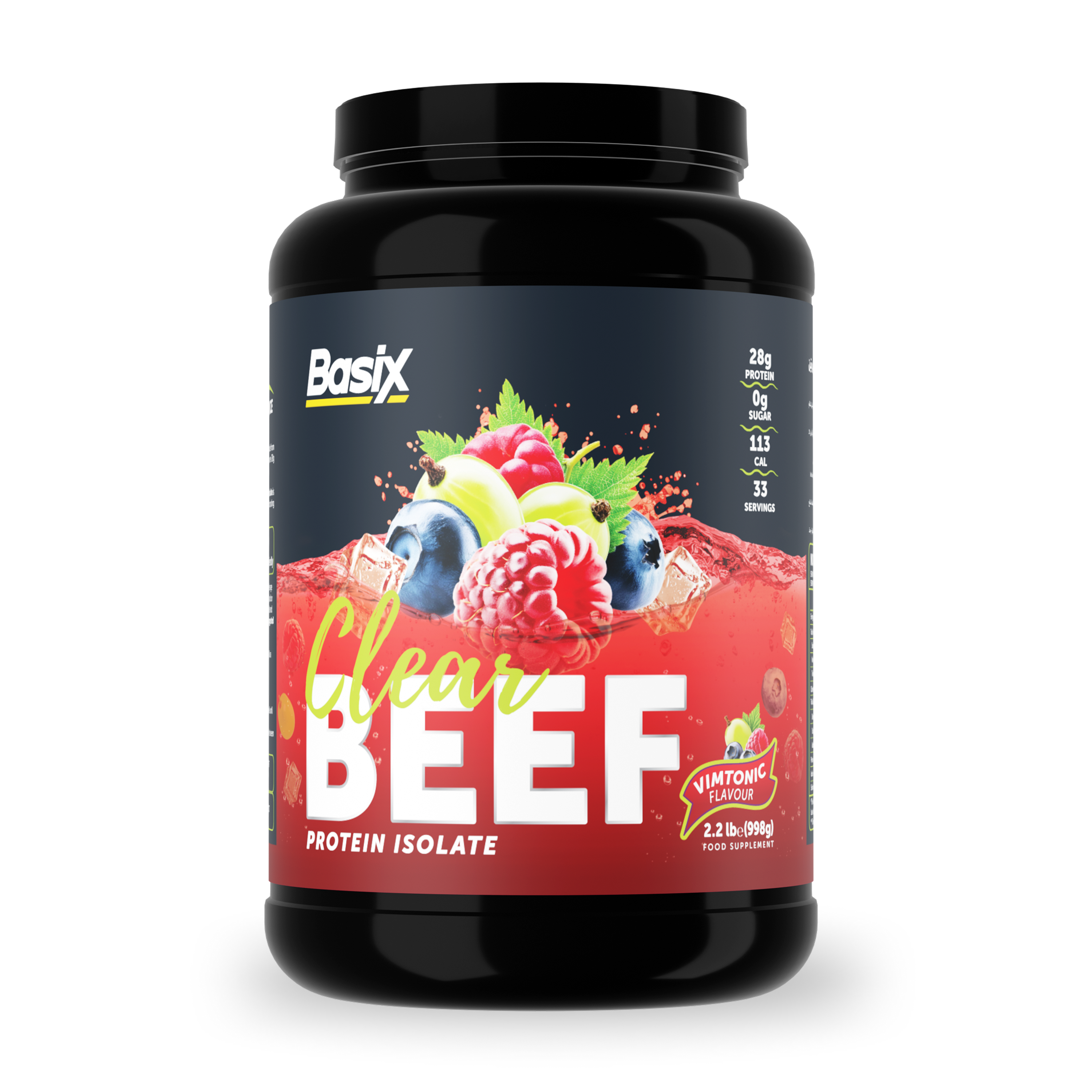 Basix Clear Beef Protein Iso Vimtonic 2.2 LB