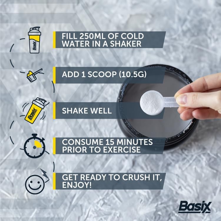 مكمل باسيكس إكستريم بمب قبل التمرين - بلو راز راش 330 غرام