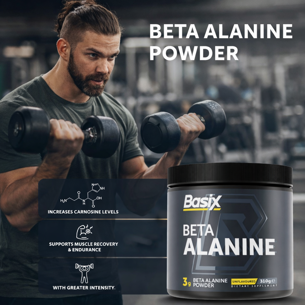 Basix Beta Alanine Supplement  Muscle Endurance and Performance Pump Unflavored 310g