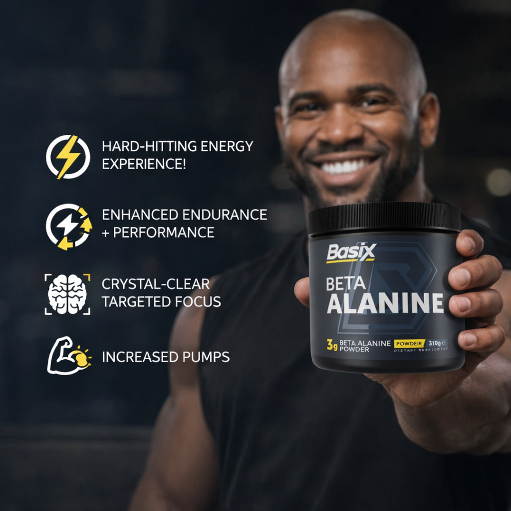 Basix Beta Alanine Supplement  Muscle Endurance and Performance Pump Unflavored 310g