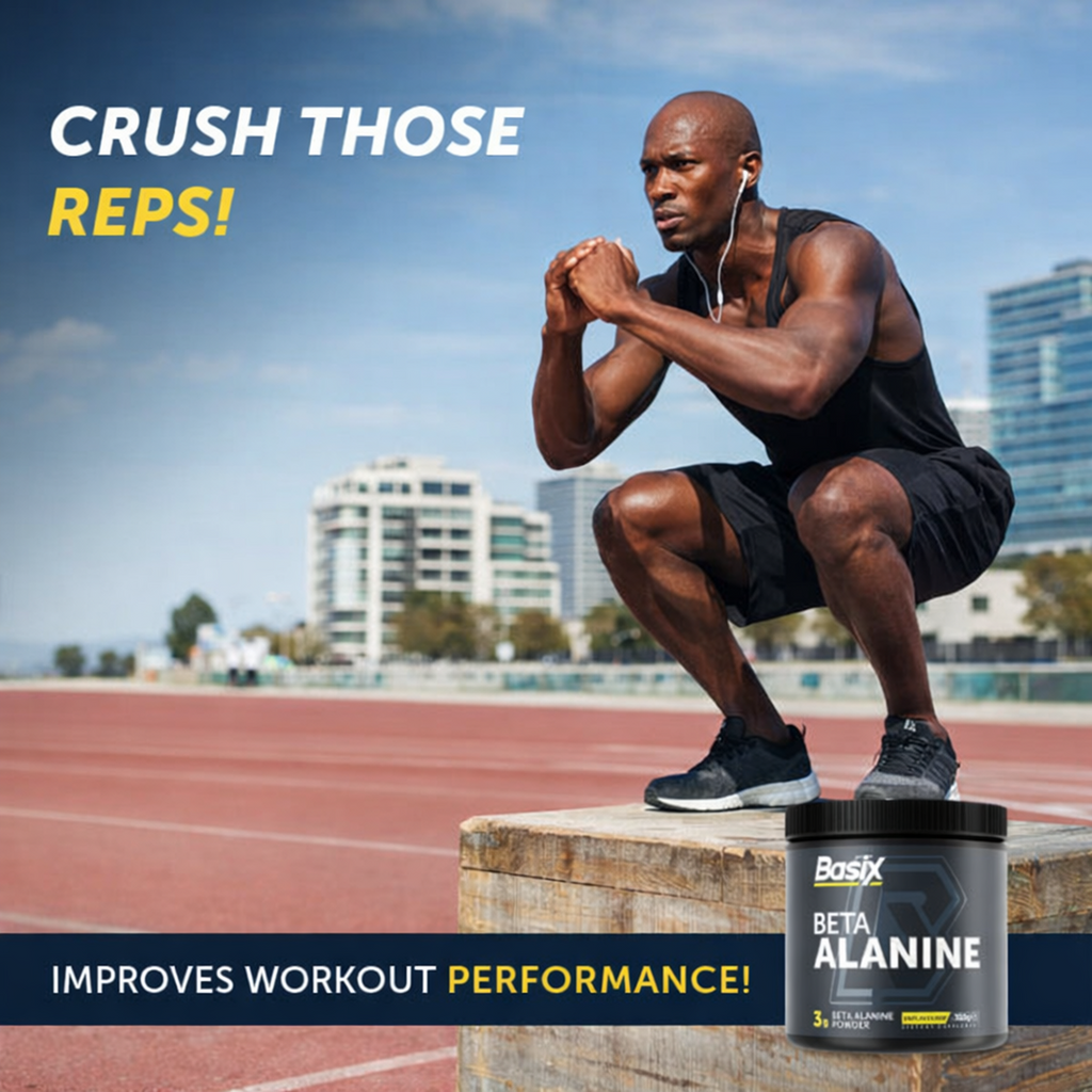 Basix Beta Alanine Supplement  Muscle Endurance and Performance Pump Unflavored 310g