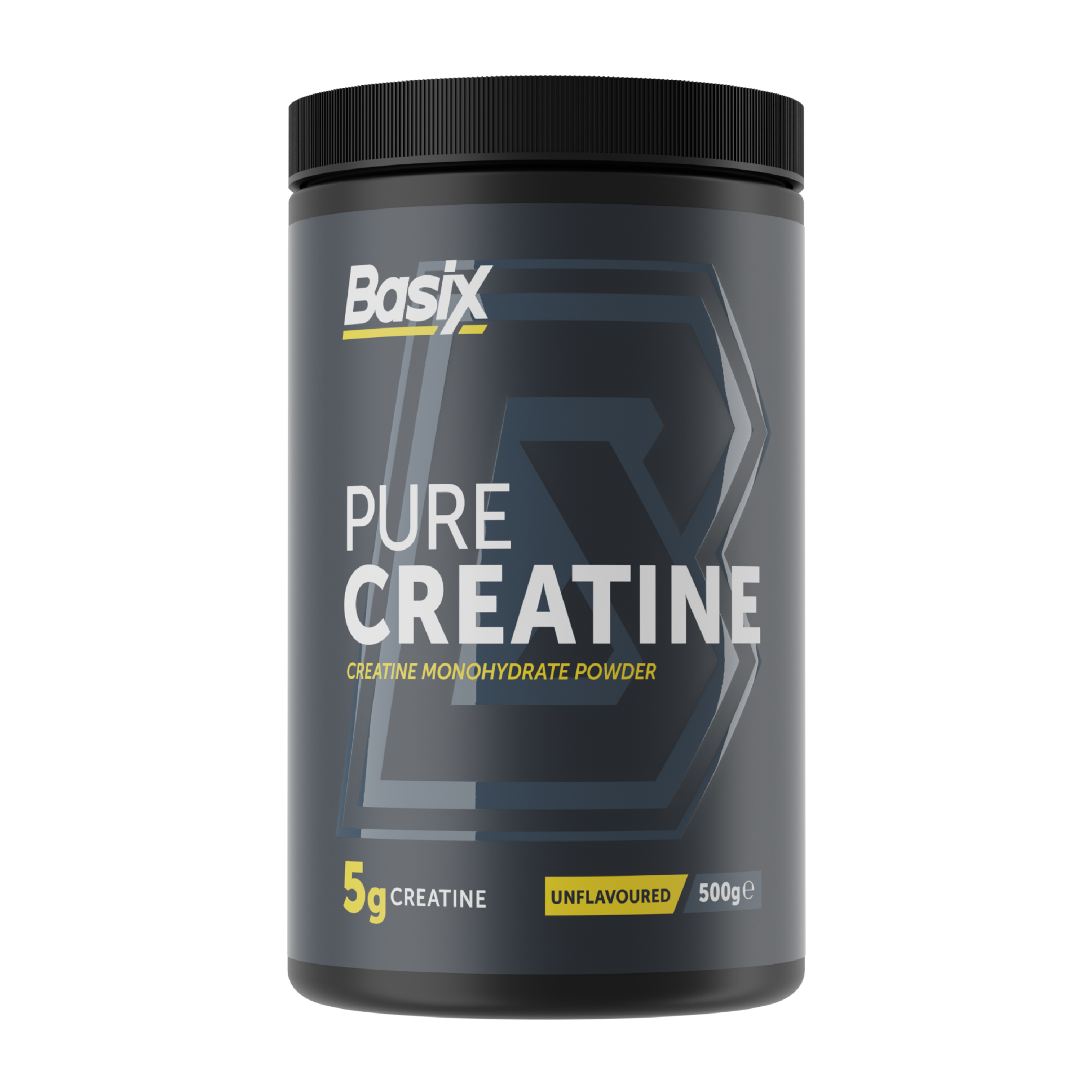 Basix Pure Creatine Monohydrate – 5g Unflavored Performance Supplement