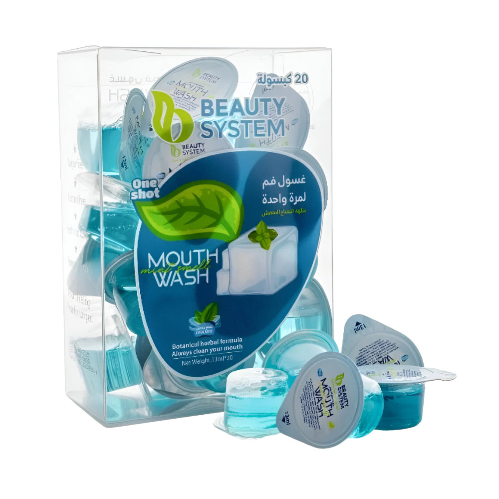 Beauty System Beauty System Mouth Wash Refreshing Capsules With Refreshing Mint Flavor 20 Pieces x 13 ml