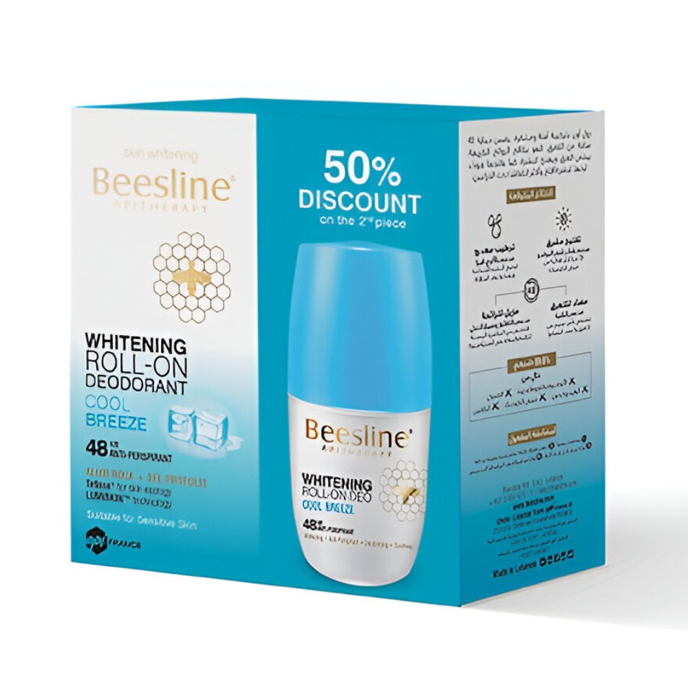 Beesline-DEO-ROL-Whitening-50ml-Cool-Breeze-1+50%-OFF-On-2Pc-