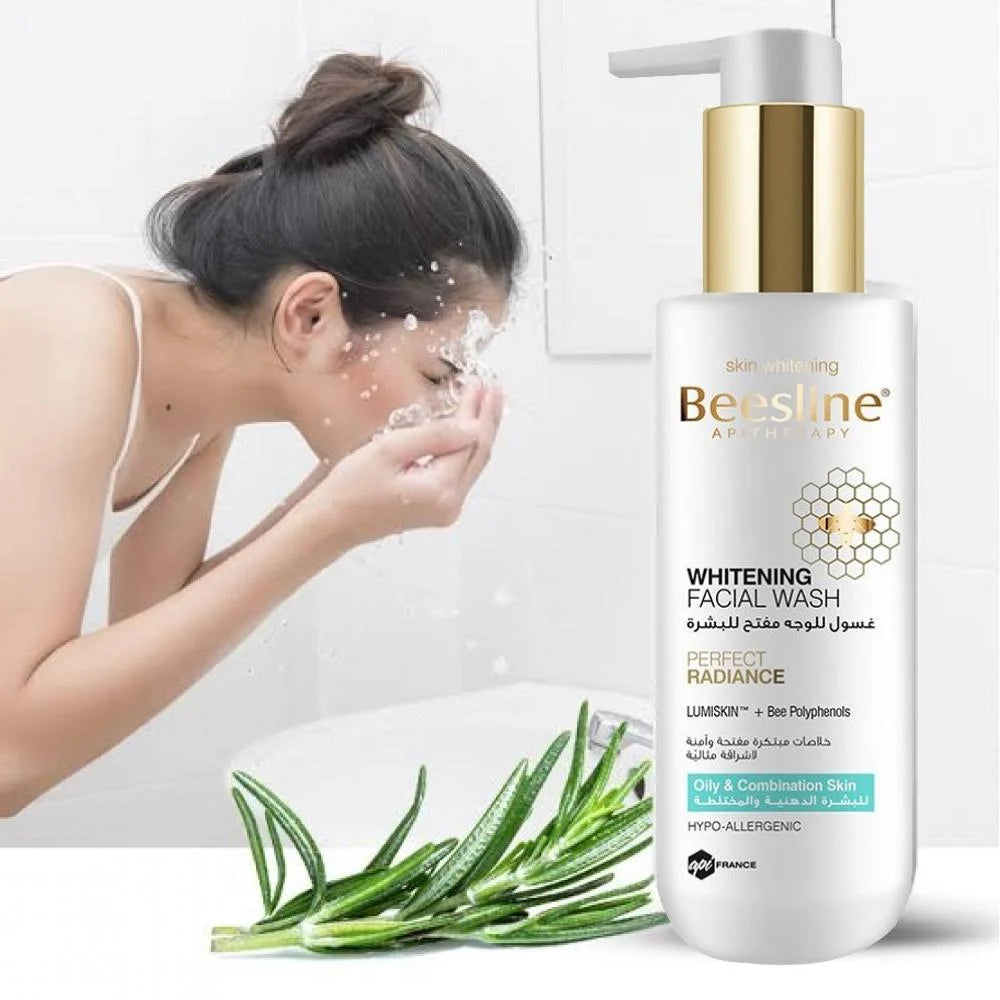 غسول الوجه المبيض Beesline – منظف مشرق للبشرة الدهنية