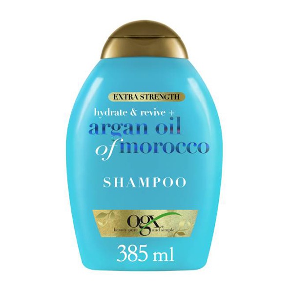 OGX Hair SH 385ml With Moroccan Argan Oil For Extra Strengthening 