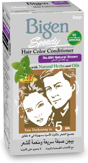 Bigen Speedy Hair Color Conditioning Cream – Natural Brown 884
