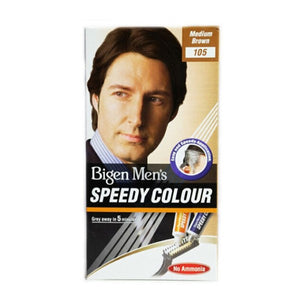 بيجن - صبغة شعر - سريعة - خالية من الأمونيا - للرجال - 105 - بني متوسط -