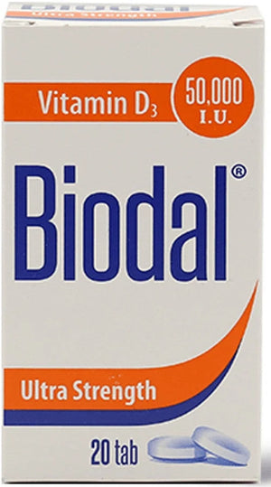 Biodal 50000 Iu 20 Tab
