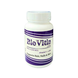 Biovitin Biotin 10000 mcg – Vitamin B7 Hair Skin Nails Support, 100 Tablets