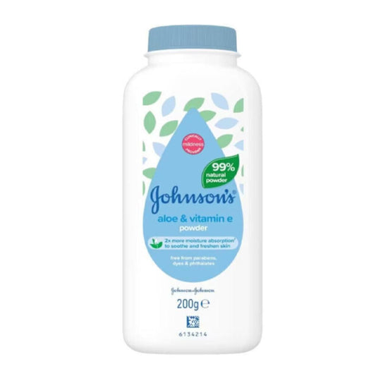 Johnson's Johnson's Baby Body Powder 200g Superior Moisture Absorption With Aloe Vera Oil And Vitamin E