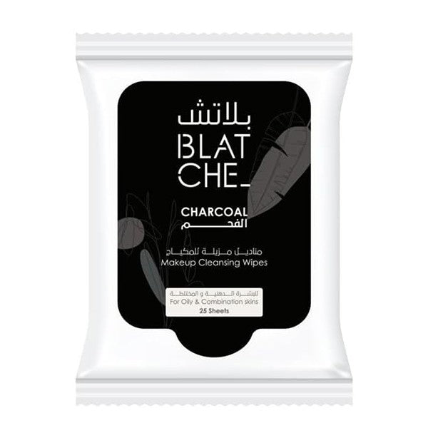 Blatche Blatche Make Up Remover Wipes 25pc charchol