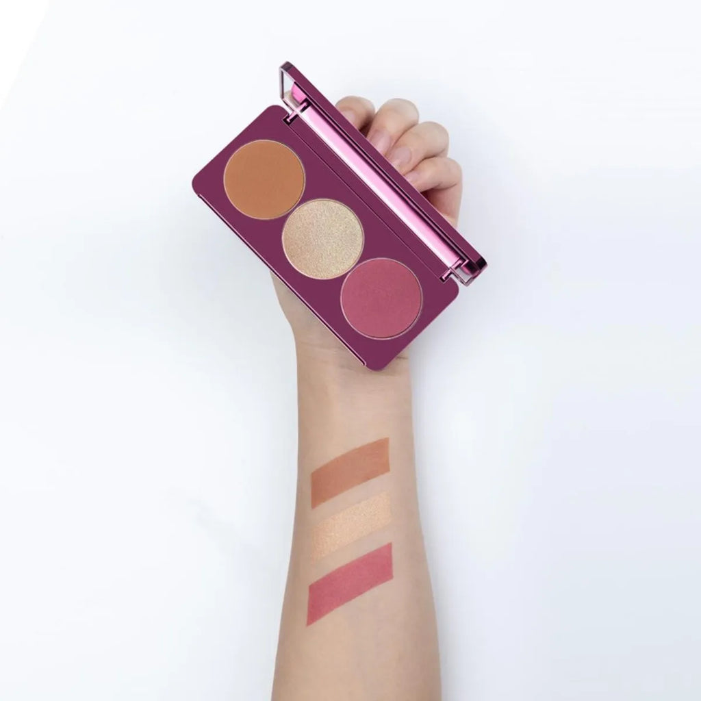 Bolver USA Highlighter Palette – Carnelian Pop Warm Radiant Glow