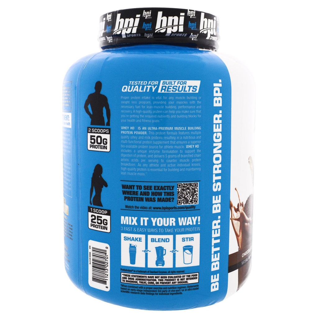 BPI WHEY HD Chocolate Cookie (1,900g) 4.2lbs