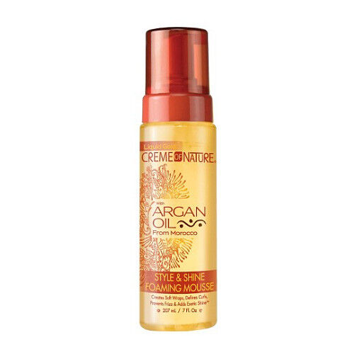 Creme of nature hair foam 207ml argan oil style & shine