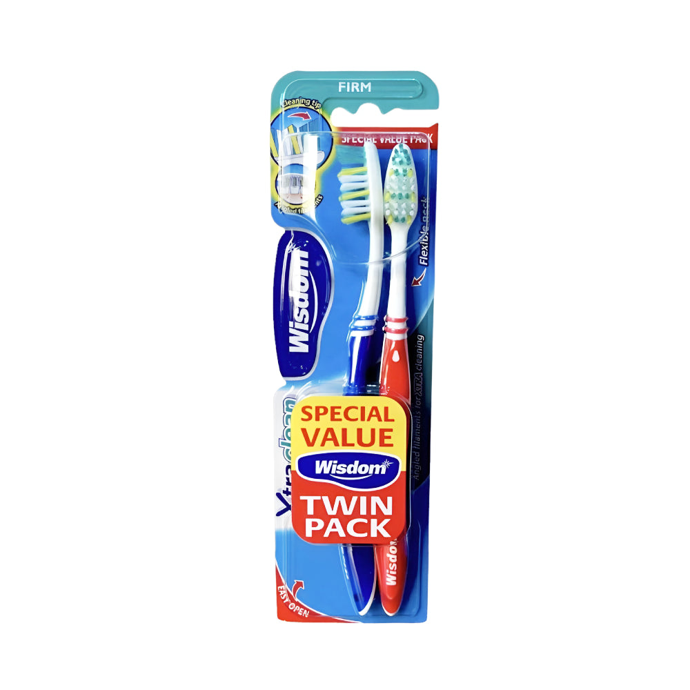 Wisdom Toothbrush 2pc Superior Clean Hard