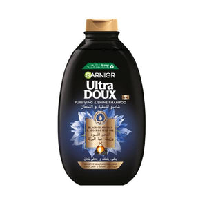 Garnier Hair Shampoo 400ml Ultra Doux Black Charcoal And Nigella Seed Oil