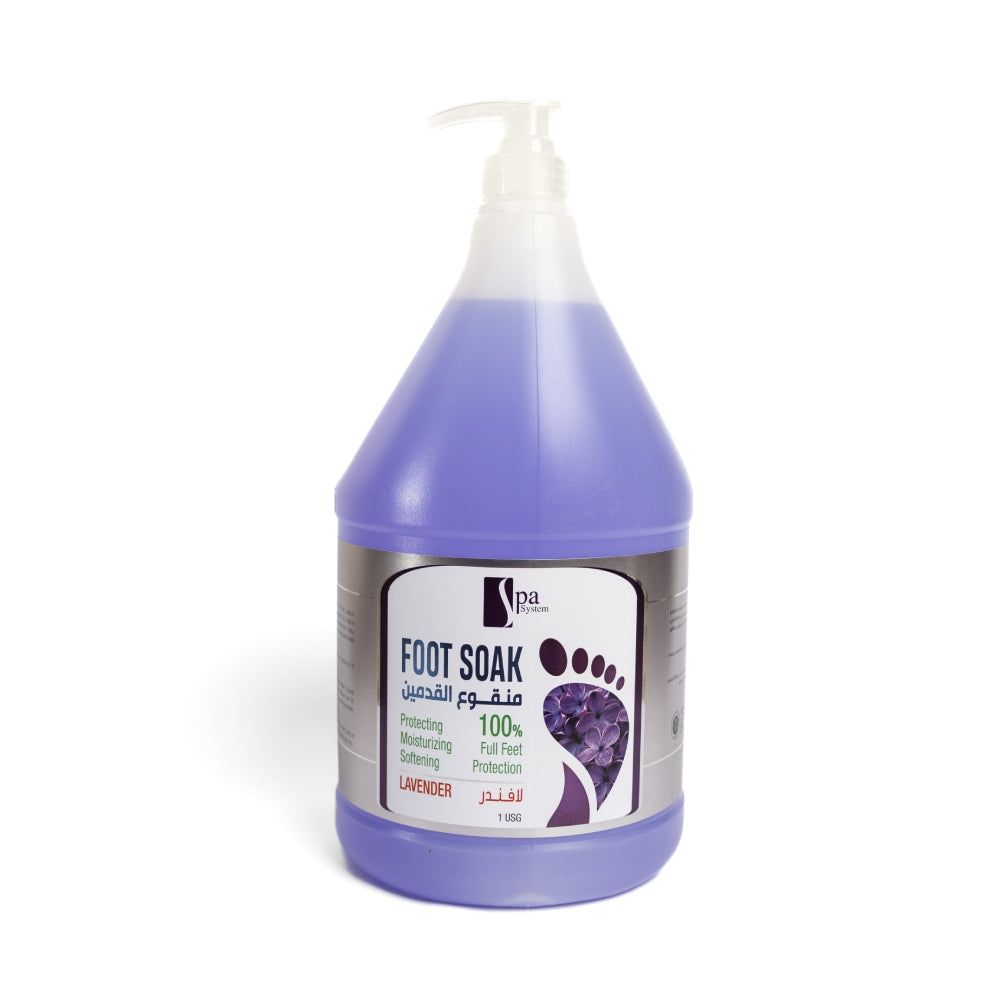 Spa system foot soak 1gal with lavender