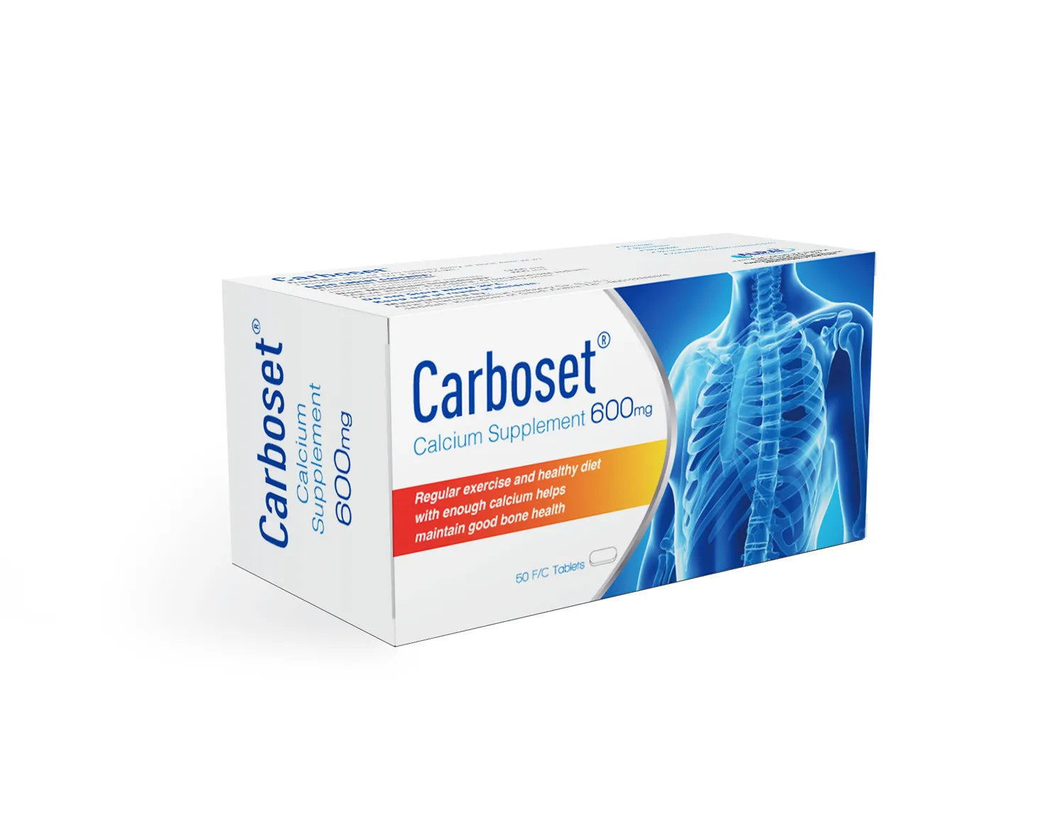 Carboset 600 mg 50 tab