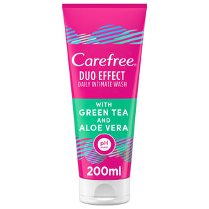 Carefree Intimate Wash with Green Tea & Aloe Vera 200ml