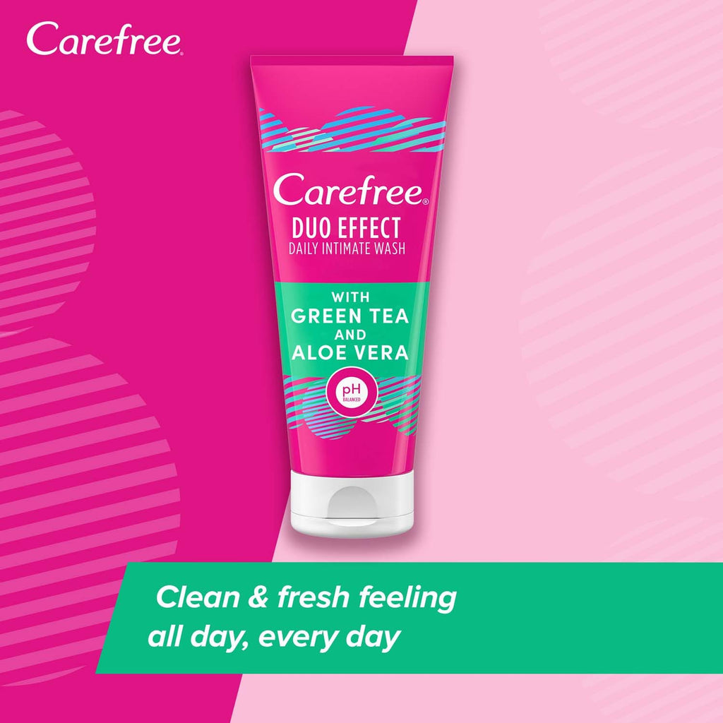 Carefree Intimate Wash with Green Tea & Aloe Vera 200ml