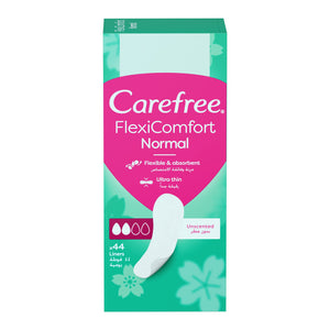 Carefree Flex Comfort Regular Pads – Fragrance Free Feminine Hygiene