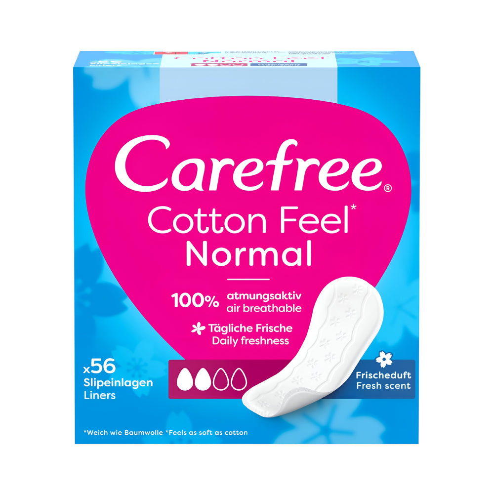 Carefree Carefree Pads 56pc With Scented Cotton Extract, Medium Size