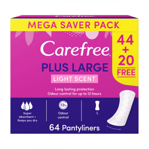 Carefree-Pads-64g-Large-Size-With-Light-Scent-