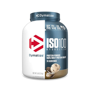 Dymatize ISO 100 Whey Protein Isolate Cookies & Cream 5 lbs