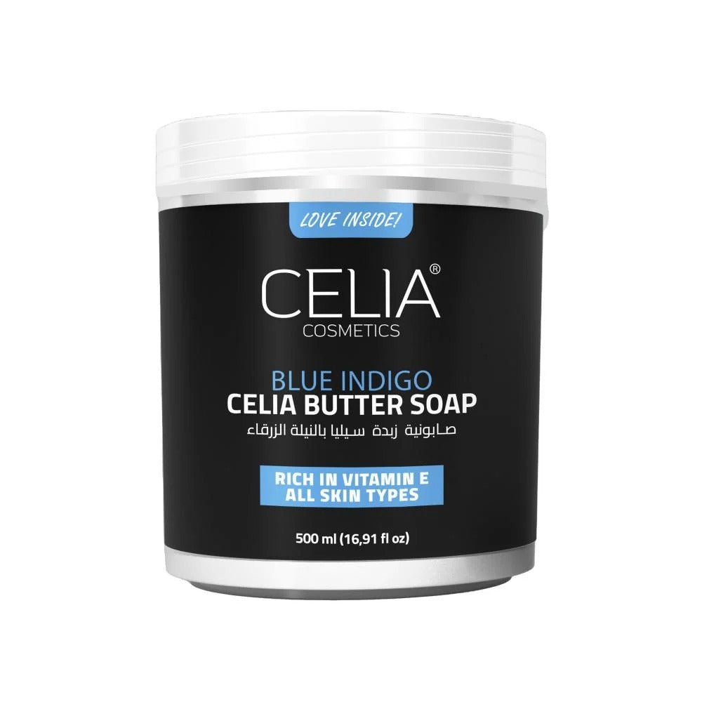 Celia Butter Soap with Blue Indigo – Moisturizing Body Care 500ml