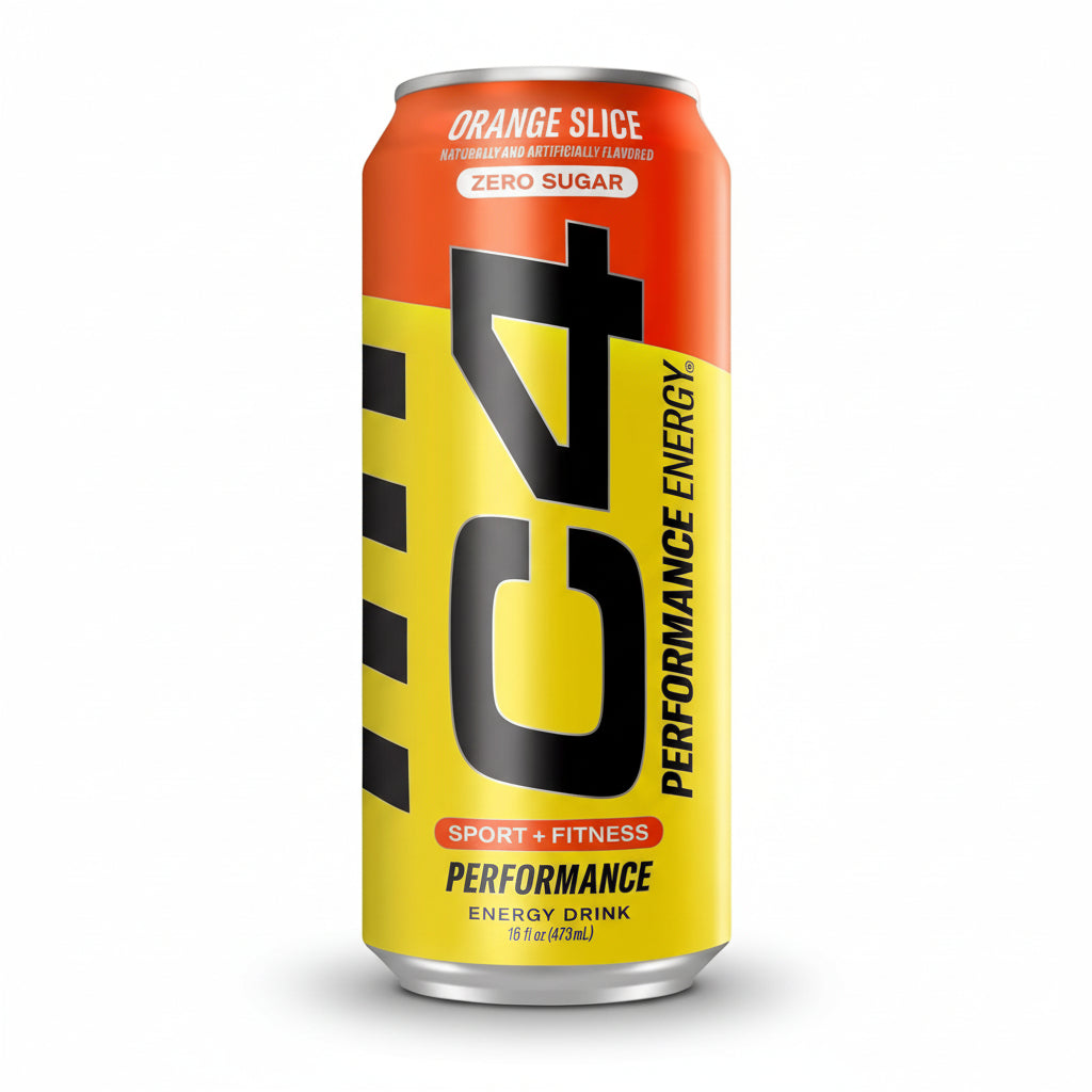 C4 Energy Carbonated Orange Slice 16 FL OZ