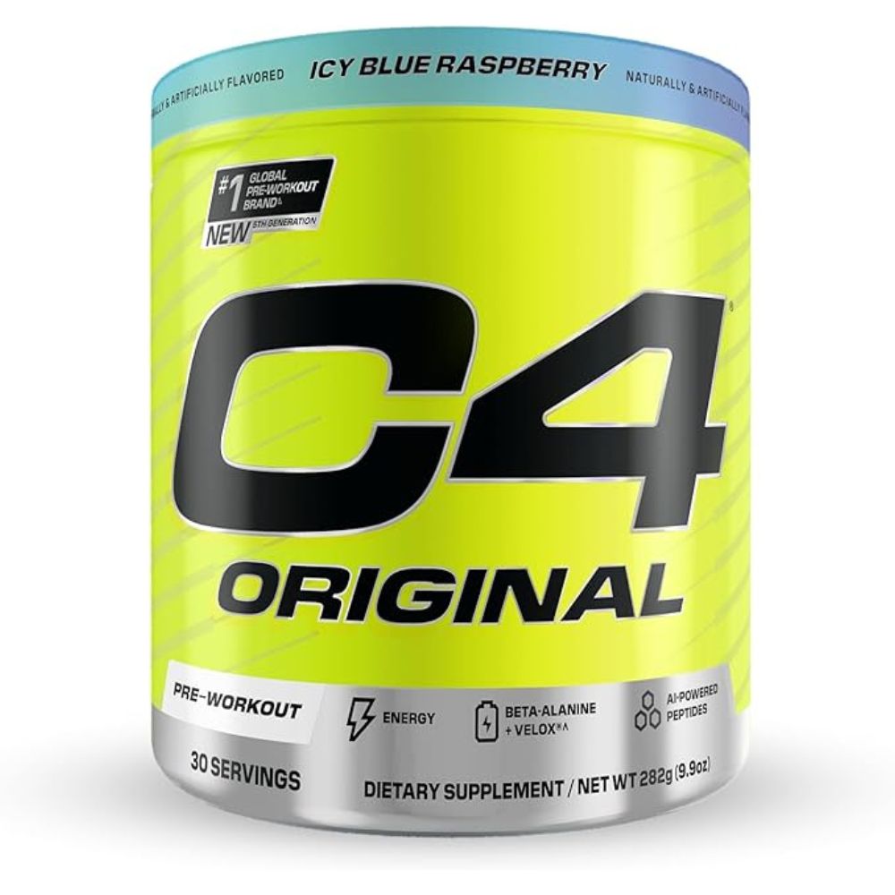 Cellucor C4 Original Pre-Workout 30 Servings - Icy Blue Raspberry 9.9 OZ