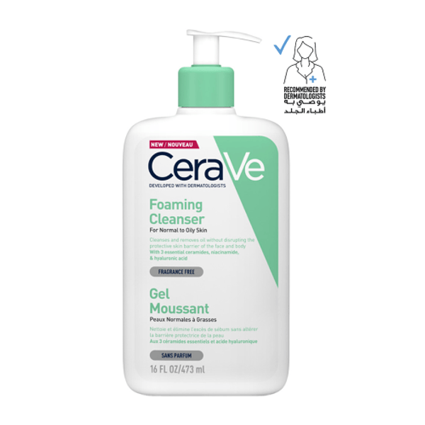 CeraVe Foaming Face Wash – Oil Control Cleanser for Oily Skin Refill 473ml