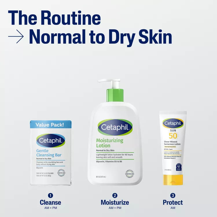 Cetaphil Soothing Bar Soap | Gentle Cleanser for Sensitive & Dry Skin