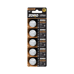 Zoro Battery 5pc 2032 3V Lithium