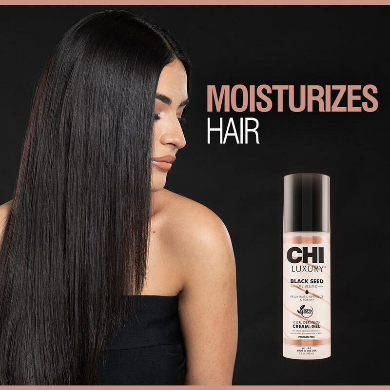 CHI Hair Gel Cream with Seed Oil – Moisturizing Curl Defining Styler
