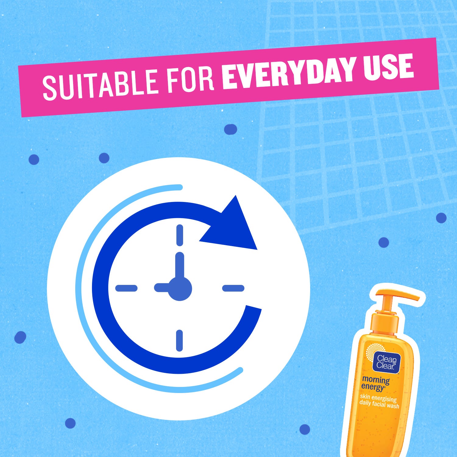 غسول الوجه كلين آند كلير مورنينج إنرجي