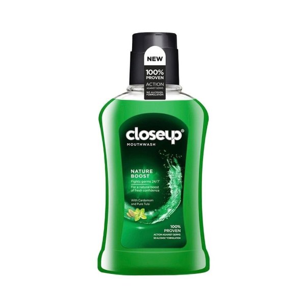 Close UP Close UP Mouth Wash 300ml Anti Bacterial Nature Boost