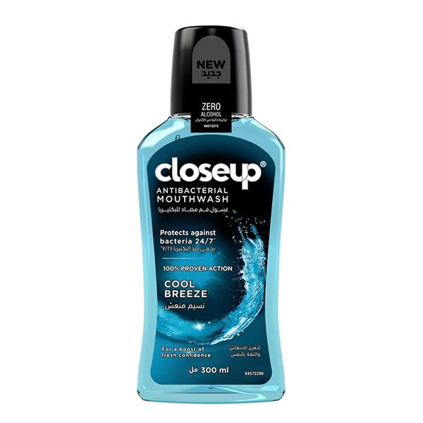 Close UP Close UP Mouth Wash 300ml Anti Bacterial Cool Breeze