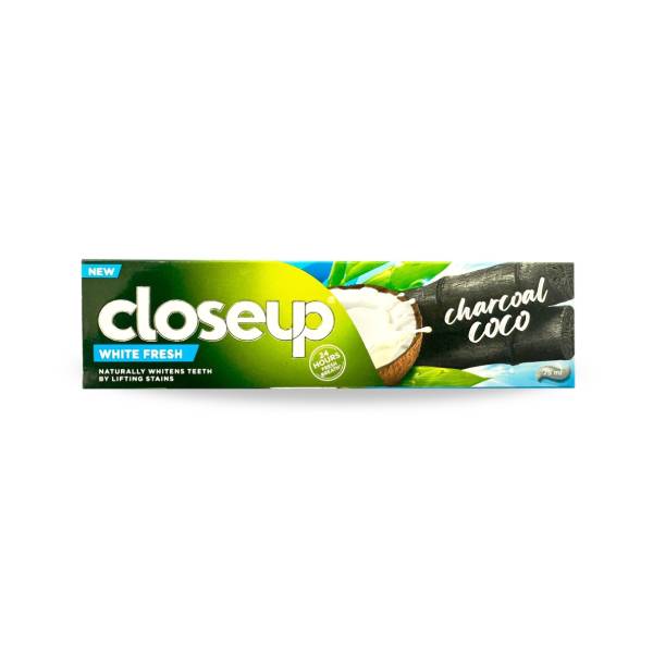Close UP Close UP Toothpaste 75ml White Fresh charcoal & coconut