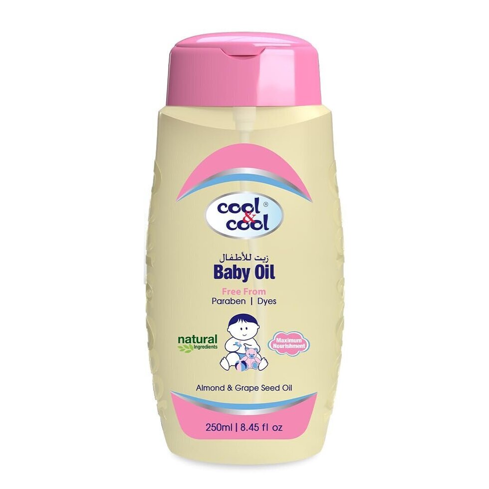 Cool & Cool Cool & Cool Baby Oil 250ml Natural