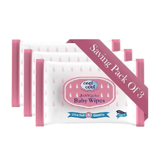 Cool-&-Cool-Baby-Wipes-3pack-x64pc-Ultra-Soft-Gantle-