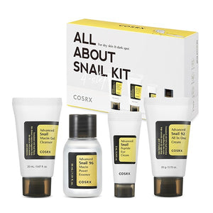 مجموعة العناية بالبشرة COSRX Snail Mucin – ترطيب وتجديد شباب البشرة الكورية