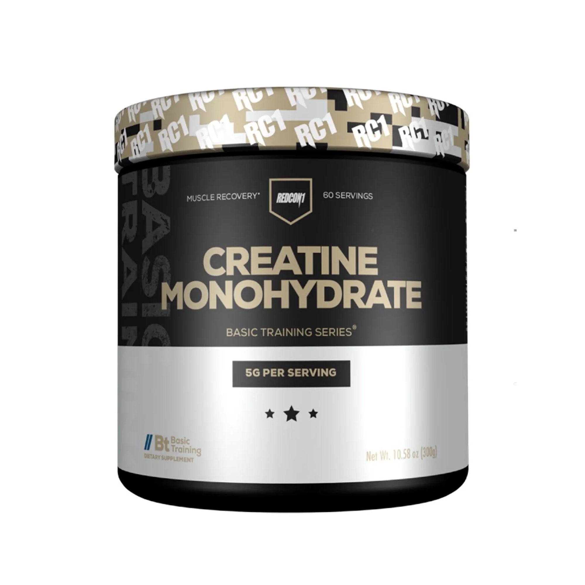 Redcon1 كرياتين مونوهيدرات 5 جرام بدون نكهة 60 حصة