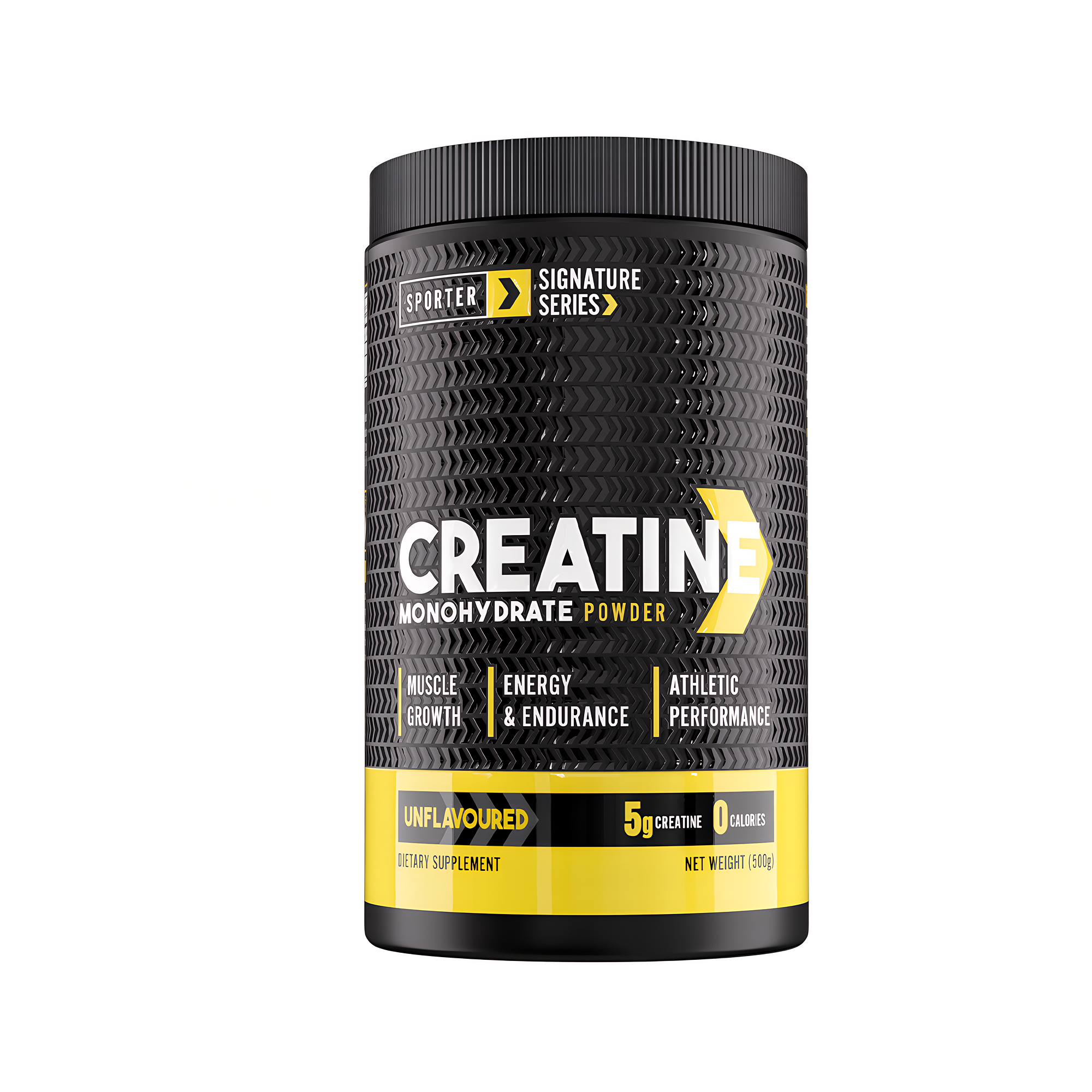 Sporter Signature Series Creatine Monohydrate Powder Unflavoured 500g